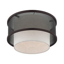 Livex Lighting 41207-07 - 1 Lt Bronze Ceiling Mount