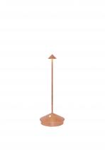 Zafferano America LDO650RFR - Pina Pro Table Lamp - Copper Leaf
