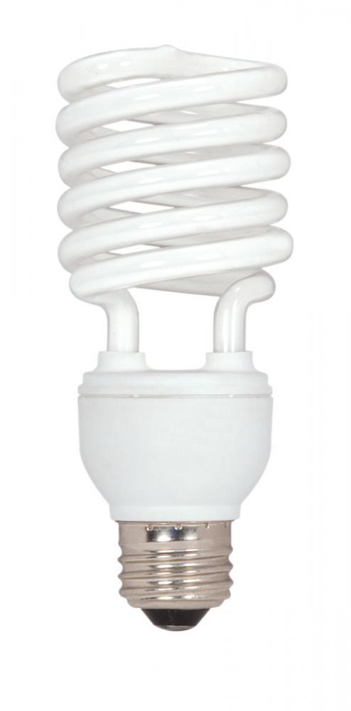 26 Watt; Mini Spiral Compact Fluorescent; 4100K; 82 CRI; Medium base; 120 Volt; Shatter Proof