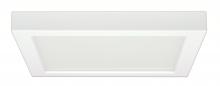 Satco Products Inc. S29687 - 18.5 watt; 9 Inch Flush Mount LED Fixture; 3000K; Square Shape; White Finish; 120 volts; 90CRI