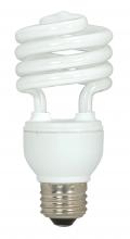 Satco Products Inc. S7225 - 18 Watt; Mini Spiral Compact Fluorescent; 4100K; 82 CRI; Medium base; 120 Volt
