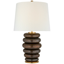 Visual Comfort & Co. Signature Collection KW 3619CBZ-L-CL - Phoebe Cordless Stacked Table Lamp