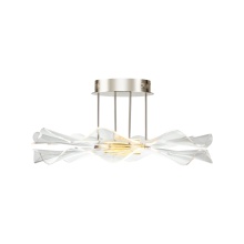 Golden 8046-SF LG - Golden Lighting Vetrina Integrated LED Semi-Flush Mount in Light Gold