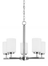 Seagull - Generation 31161-05 - Oslo Five Light Chandelier