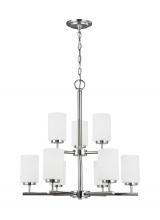 Seagull - Generation 31162-05 - Oslo Nine Light Chandelier