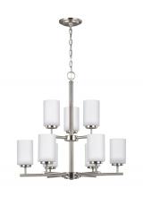 Seagull - Generation 31162-962 - Oslo Nine Light Chandelier