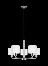 Seagull - Generation 3128805-962 - Canfield Five Light Chandelier