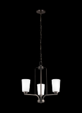 Seagull - Generation 3128903-710 - Franport Three Light Chandelier