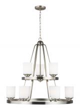 Seagull - Generation 3130709-962 - Kemal Nine Light Chandelier