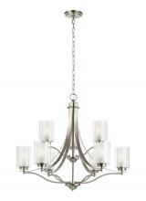 Seagull - Generation 3137309-962 - Elmwood Park Nine Light Chandelier