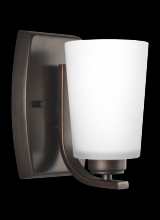 Seagull - Generation 4128901-710 - Franport One Light Wall / Bath Sconce