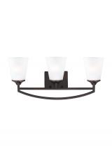 Seagull - Generation 4424503-710 - Hanford Three Light Wall / Bath