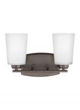 Seagull - Generation 4428902-710 - Franport Two Light Wall / Bath