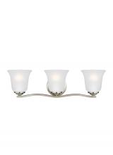 Seagull - Generation 4439003-962 - Emmons Three Light Wall / Bath