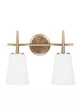 Seagull - Generation 4440402-848 - Driscoll Two Light Wall / Bath