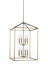 Seagull - Generation 5115008-848 - Perryton Large Eight Light Hall / Foyer