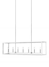 Seagull - Generation 6634507-962 - Moffet Street Long Seven Light Island Pendant