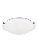 Seagull - Generation 7543503-962 - Clip Ceiling 3-Light Flush Mount