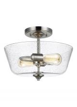 Seagull - Generation 7714502-962 - Belton Two Light Ceiling Semi-Flush Mount
