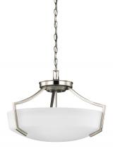 Seagull - Generation 7724503EN3-962 - Hanford Three Light Ceiling Convertible Pendant