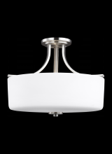 Seagull - Generation 7728803-962 - Canfield Three Light Semi-Flush Mount