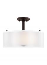 Seagull - Generation 7737302-710 - Elmwood Park Two Light Semi-Flush Mount