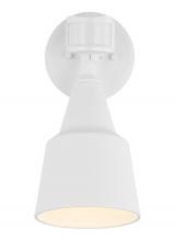 Seagull - Generation 8560701PM-15 - Flood Light traditional 1-light outdoor exterior flood with photo and motion sensor in white finish
