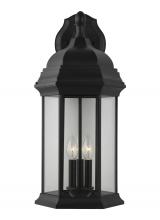 Seagull - Generation 8738703-12 - Sevier Extra Large Three Light Downlight Outdoor Wall Lantern