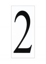 Seagull - Generation 90612-68 - Address light collection traditional white plastic number 2 tile