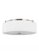 Seagull - Generation FM312BS - Sunset Drive Large Three Light Flush Mount