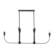 Seagull - Generation GLC1226MBK - Maya Six Light Linear Chandelier