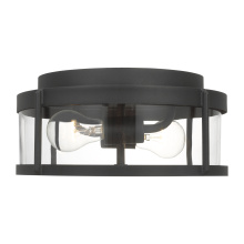Seagull - Generation GLO1132C-TXB - Luning Medium Flush Mount