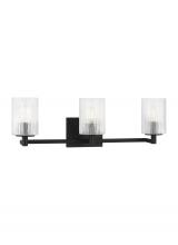 Seagull - Generation GLV1043MBK - Lando Three Light Wall / Bath