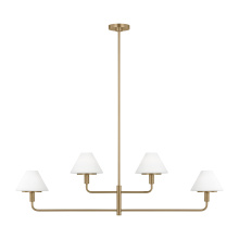Seagull - Generation GLC1244SB - Mendota Four Light Chandelier