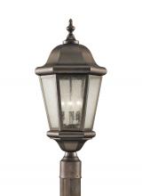 Seagull - Generation OL5907CB - Martinsville Three Light Outdoor Post Lantern