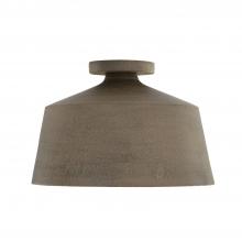 Capital Fixture Comp 235311CY - 1-Light Tapered Metal Semi Flush in Clay