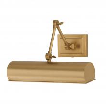 Capital Fixture Comp 653711AD - Adjustable Pivoting Picture Light Wall Sconce in Aged Brass with Optional Plug-in and Cord Cover
