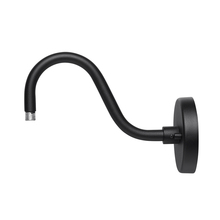 Capital Fixture Comp 936303BK - 10 Inch Outdoor Goose Neck Wall Mount