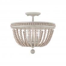 Capital Fixture Comp AA1021SR - 3-Light Beaded Semi-Flush