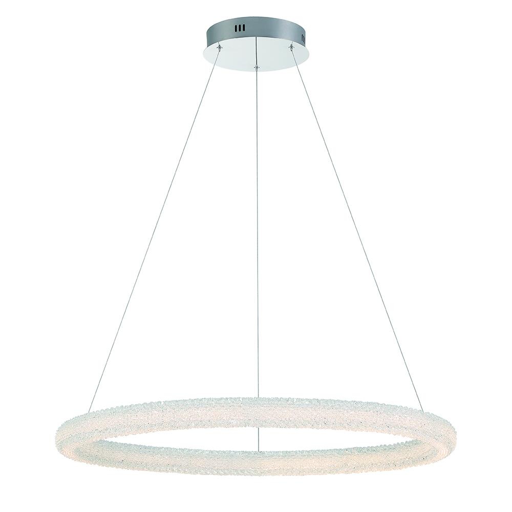 SASSI,36IN RING CHANDELIER,CHR