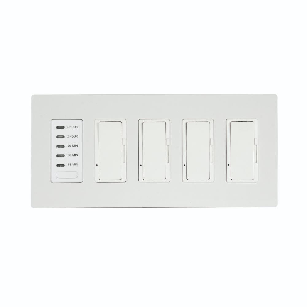 1 TIMER+4 DIMMER, COMPLETE, WH