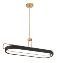 Eurofase 37931-018 - PEMBERTON,OVL,LED,PEN,BRA/BK