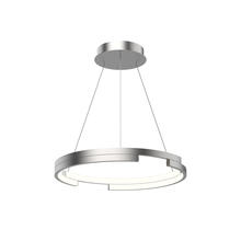 KUZCO Lighting PD52719-BN - Anello Minor 19-in Brushed Nickel LED Pendant