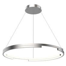 KUZCO Lighting PD52732-BN - Anello Minor 32-in Brushed Nickel LED Pendant