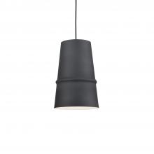 KUZCO Lighting 492208-BK - Castor 8-in Black 1 Light Pendant