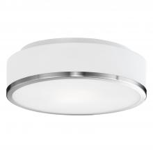 KUZCO Lighting FM6012-BN-5CCT - Charlie 12-in Brushed Nickel LED Flush Mount