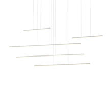 KUZCO Lighting MP14960-WH - Chute Motion 60-in White LED Multi Pendant