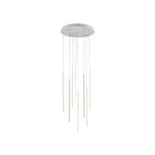 KUZCO Lighting MP14919-WH - Chute 8 Head White LED Multi Pendant