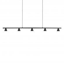 KUZCO Lighting LP19947-BK - Dune 47-in Black LED Linear Pendant