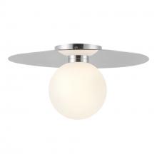 KUZCO Lighting FM15514-CH-UNV - Elixir 14-in Chrome LED Flush Mount